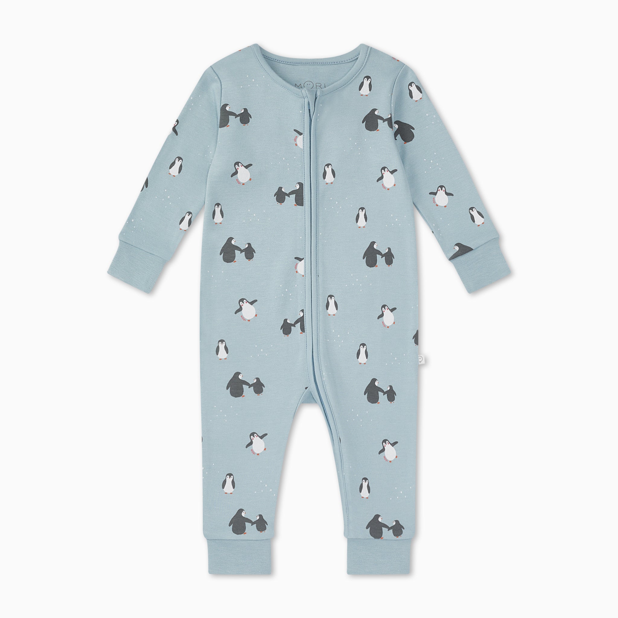 PenguinPrintCleverZipSleepsuit_Footless_A
