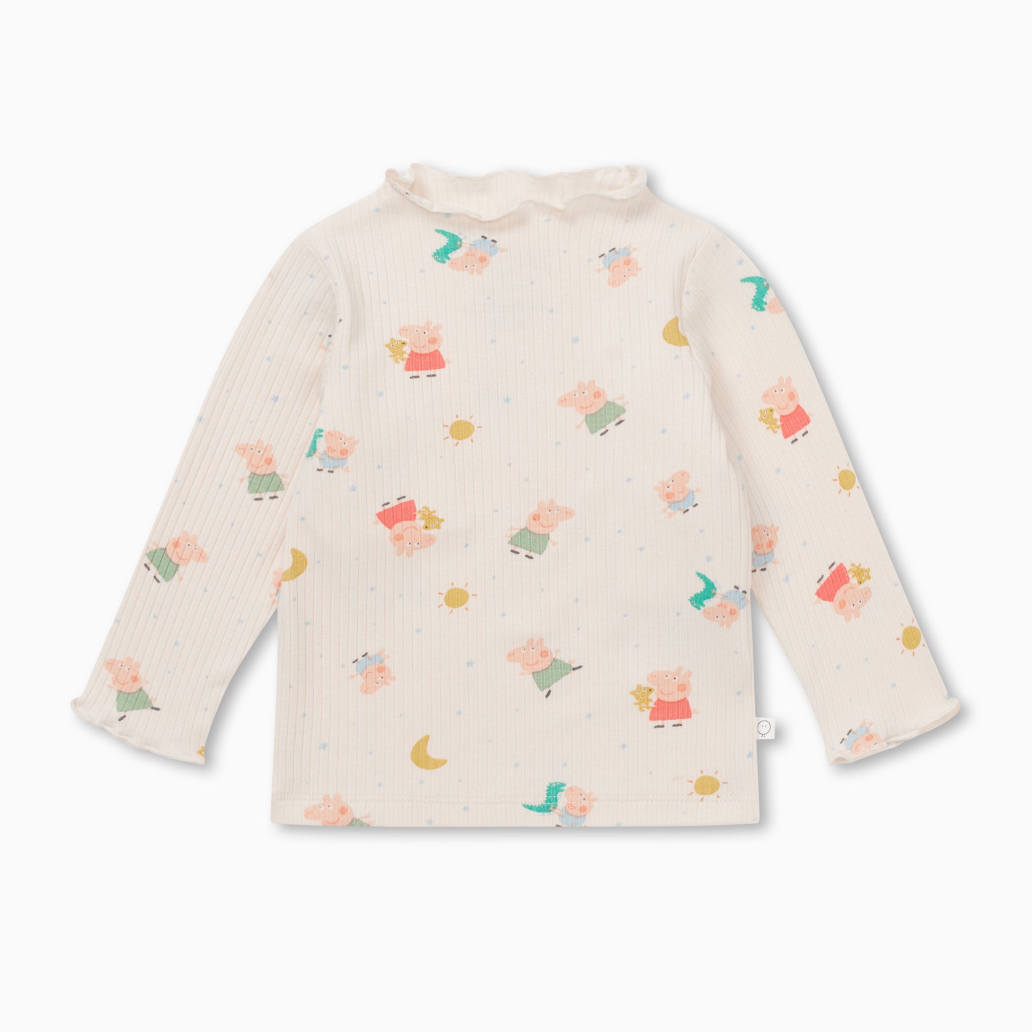 PeppaPigRibbedHighNeckTop3-6M