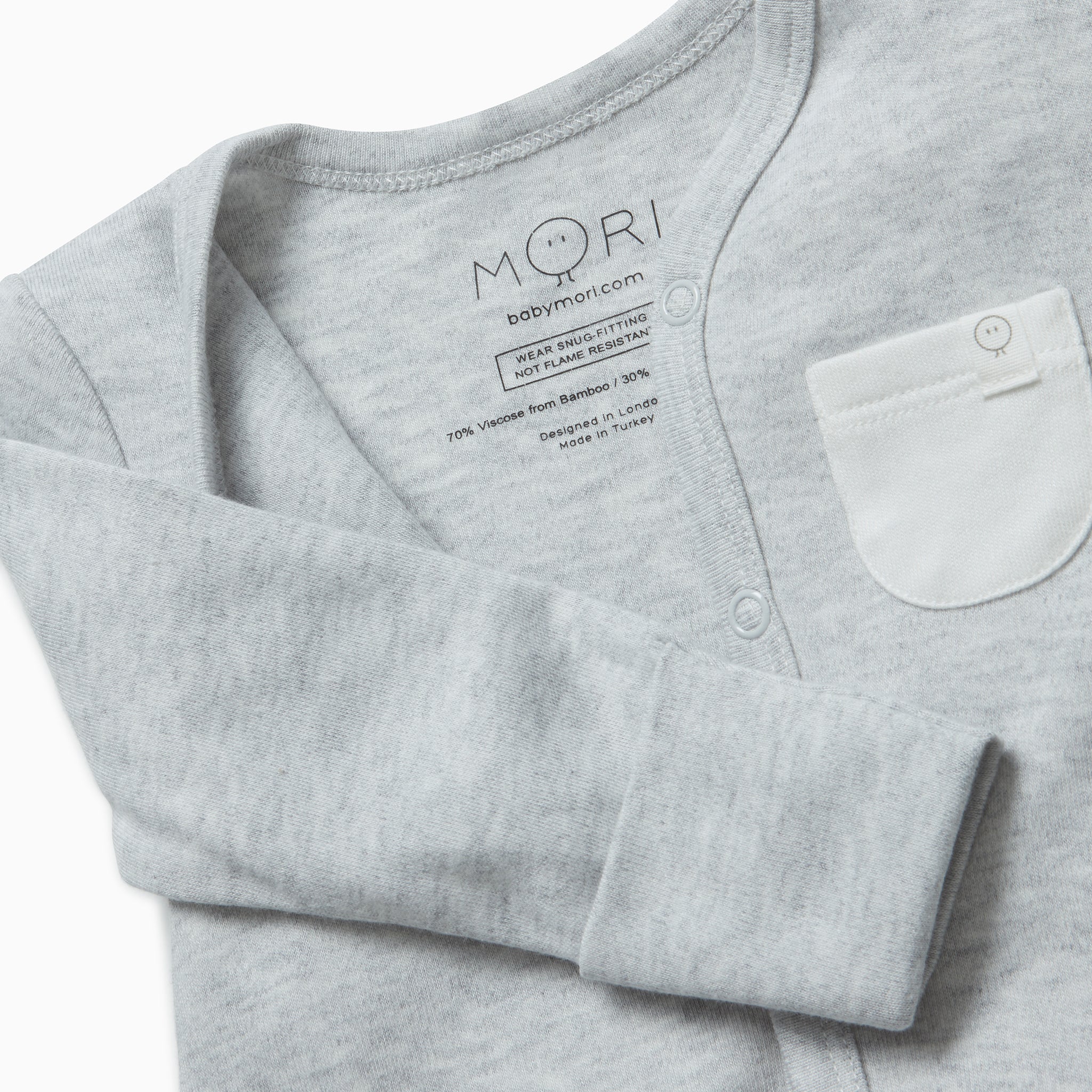 organic_cotton_bamboo_baby_frontopening_sleepsuit_greymarl_detail